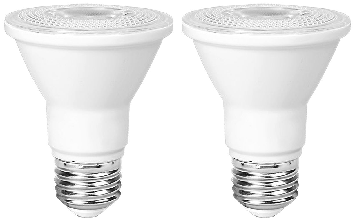 50W Equivalent Frosted 5.5W LED PAR20 JA-8 Pack of 2