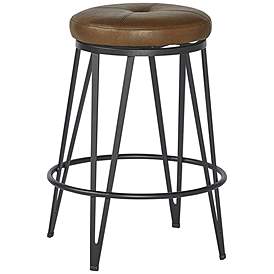 Backless Barstools Seating Lamps Plus, Lamps Plus Backless Counter Stools