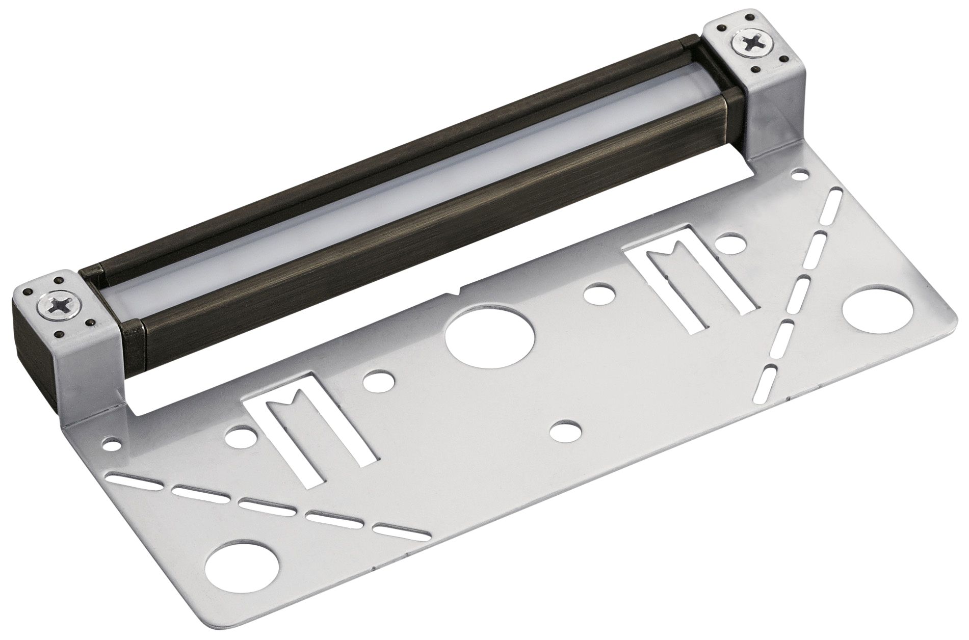 Kichler Landscape LED 6" Wide Brass 2700K Hardscape Light