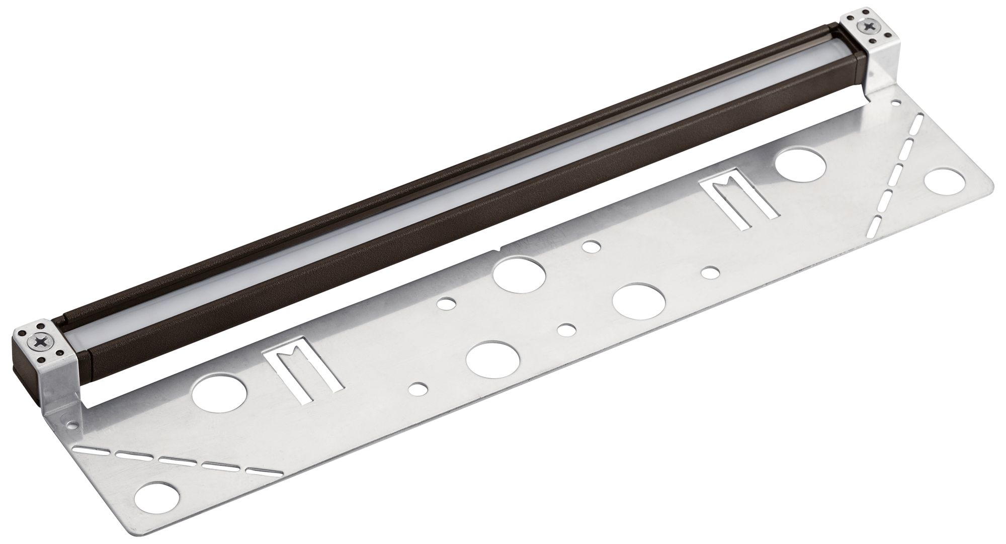 Kichler Landscape LED 12" Wide Bronze 2700K Hardscape Light