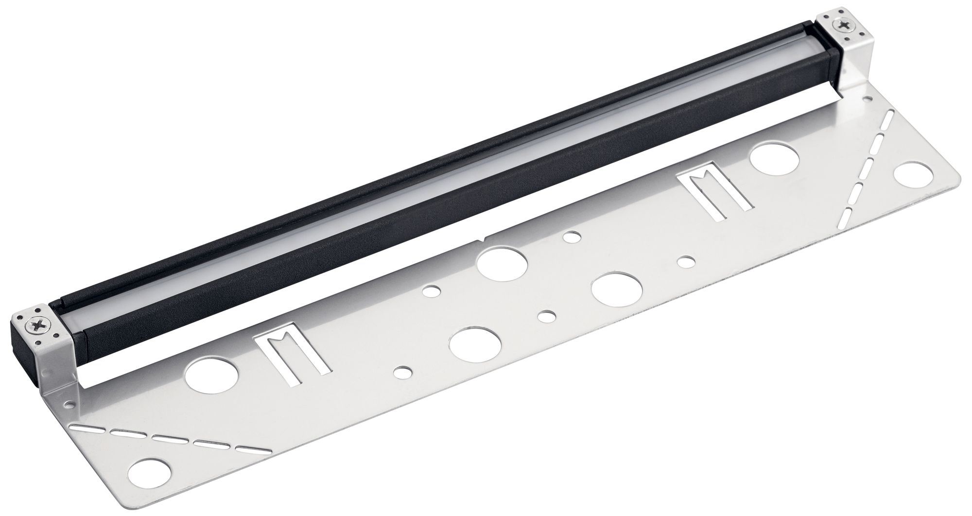 Kichler Landscape LED 12" Wide Black 3000K Hardscape Light