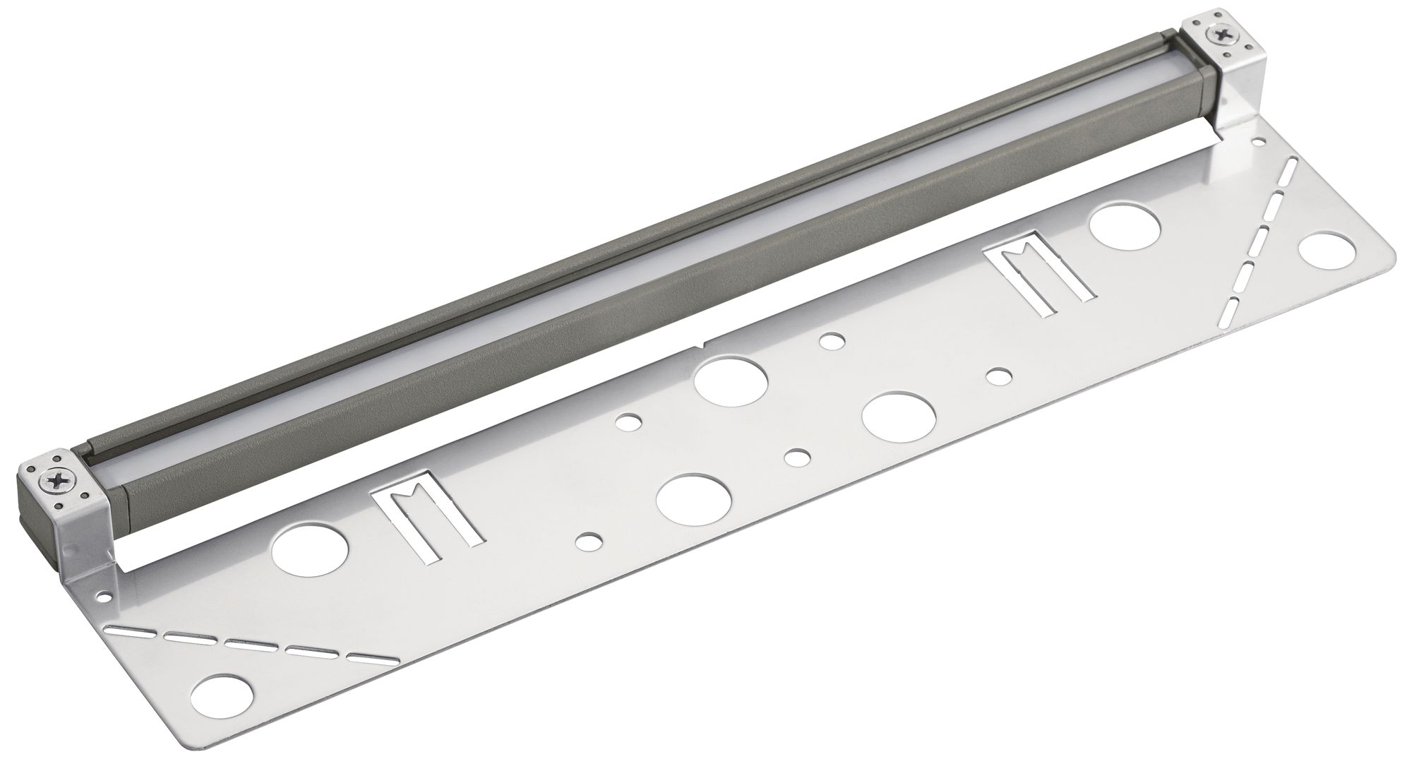 Kichler Landscape LED 12" Wide Gray 2700K Hardscape Light