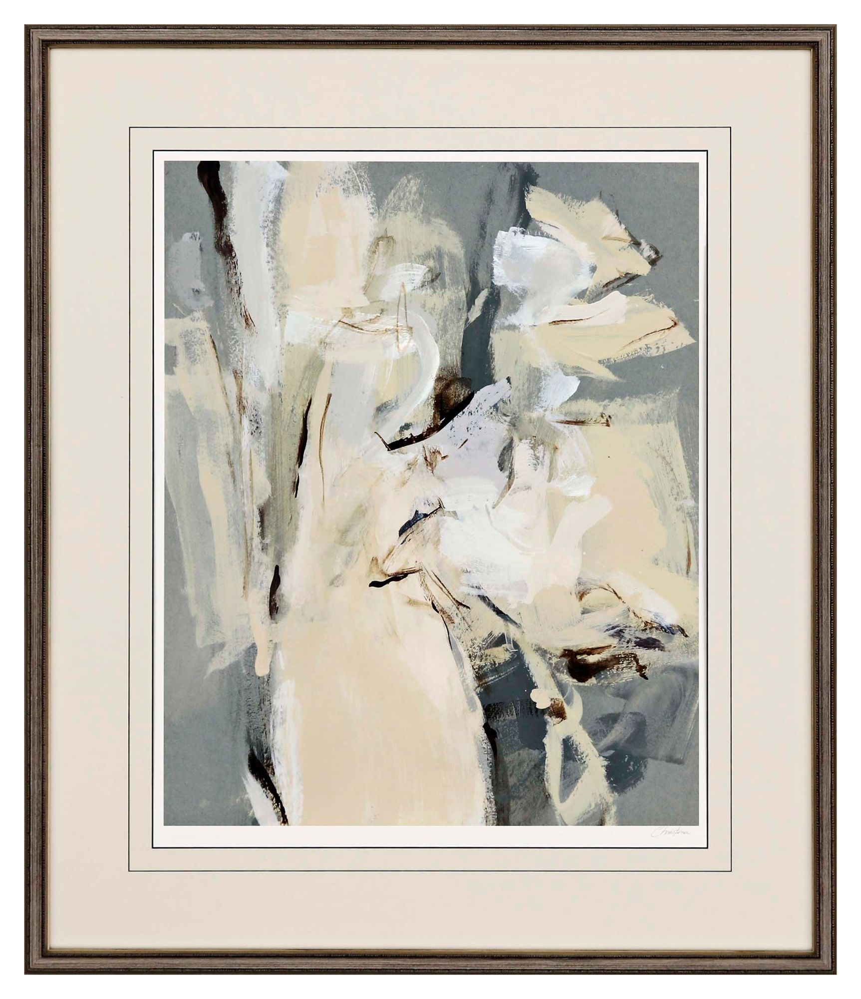 Left Bank I 40" High Framed Giclee Wall Art