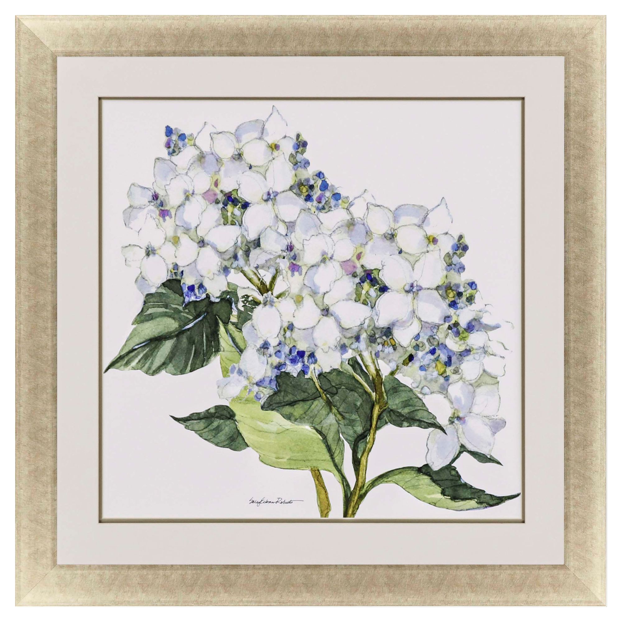 Full Bloom II 35" Square Framed Giclee Wall Art