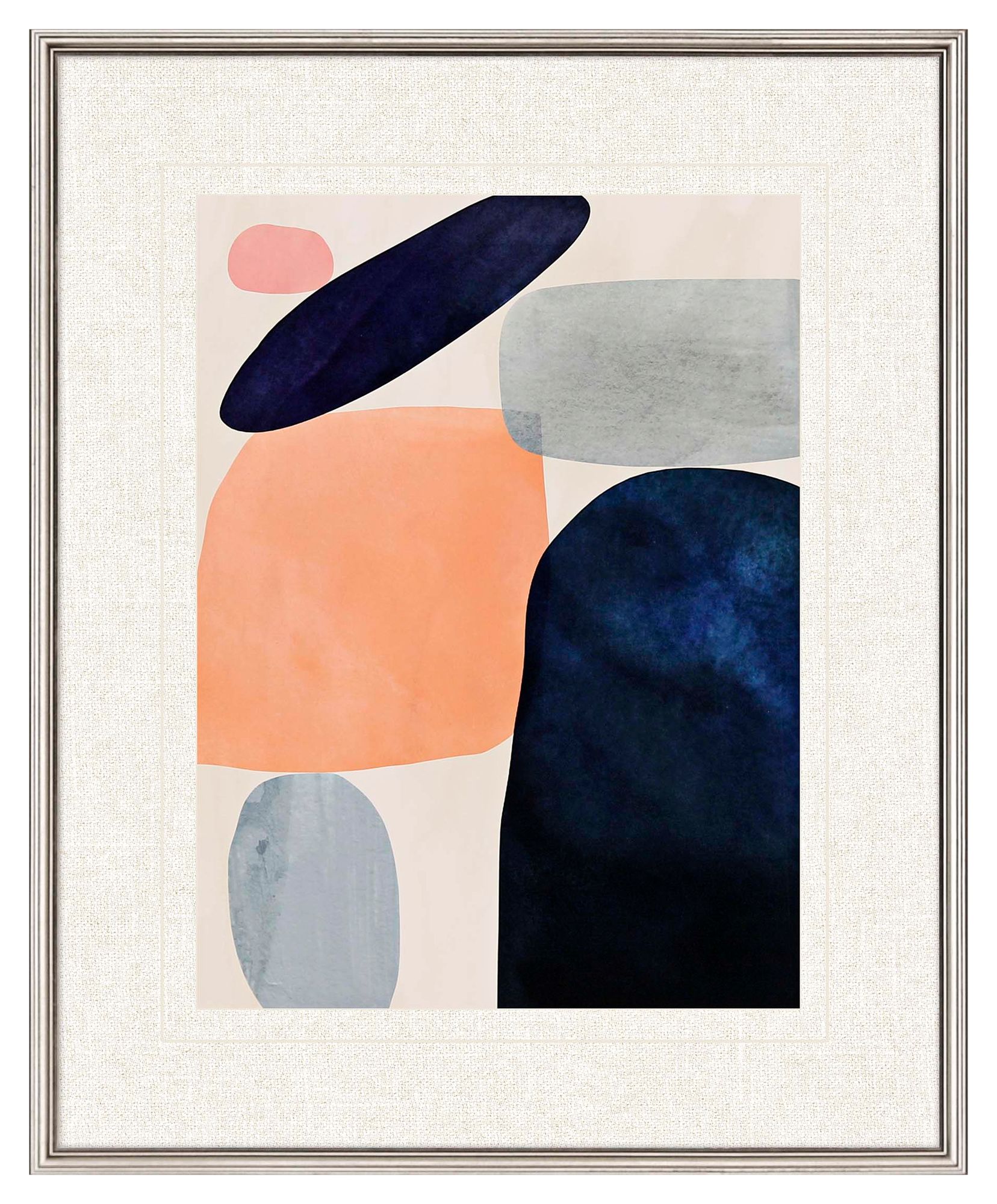 Gem Totem I 34" High Framed Giclee Wall Art