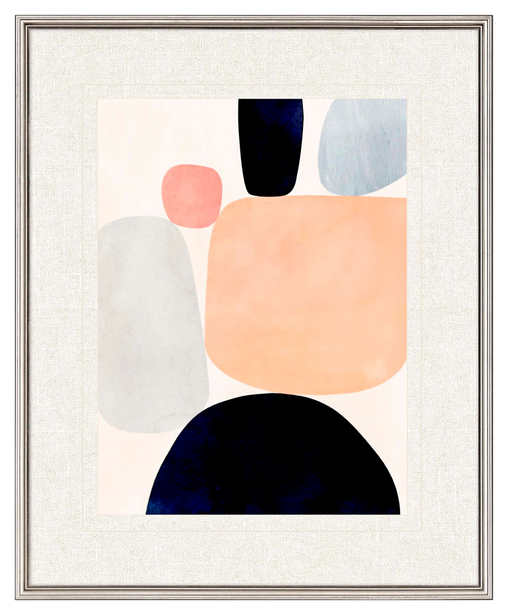 Gem Totem II 34" High Framed Giclee Wall Art