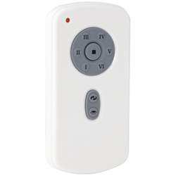 Hand held remote control with receiver.