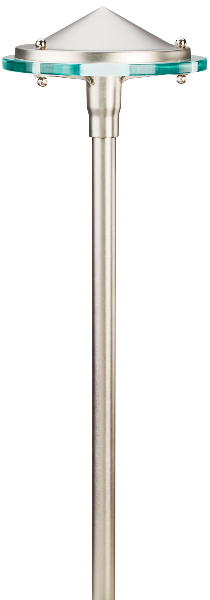 Kichler 22"H Brushed Nickel and Glass Landscape Path Light