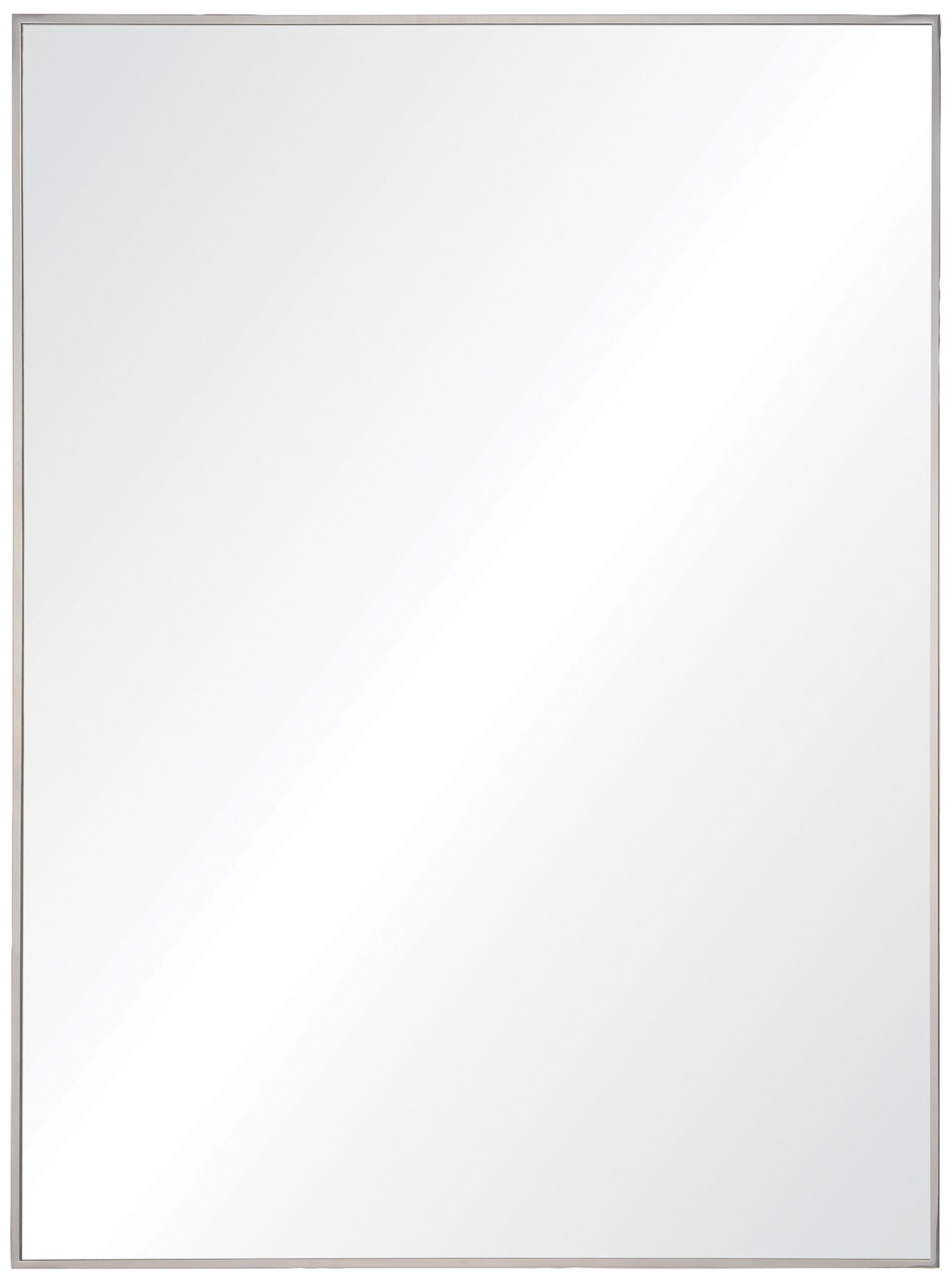 Renwil Fiorelle Polished Stainless Steel 30" x 40" Wall Mirror