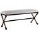 Uttermost Firth Neutral Oatmeal Cotton Bench