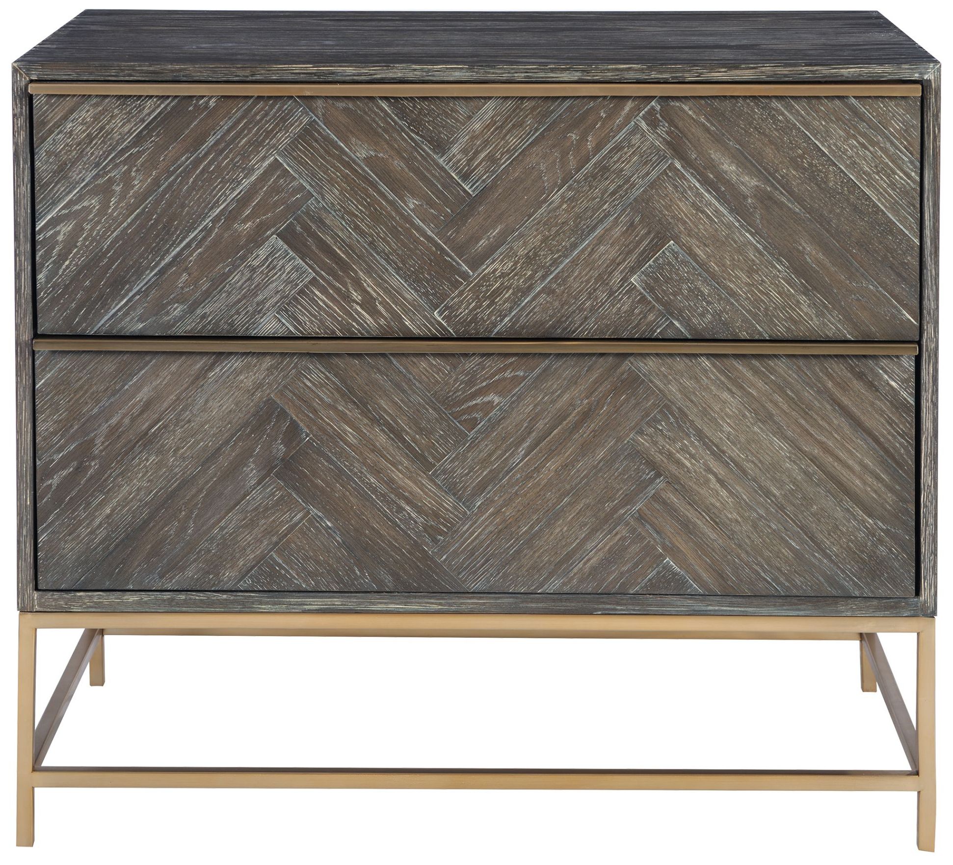 Uttermost Armistead 33"W Dark Walnut 2-Drawer Accent Chest