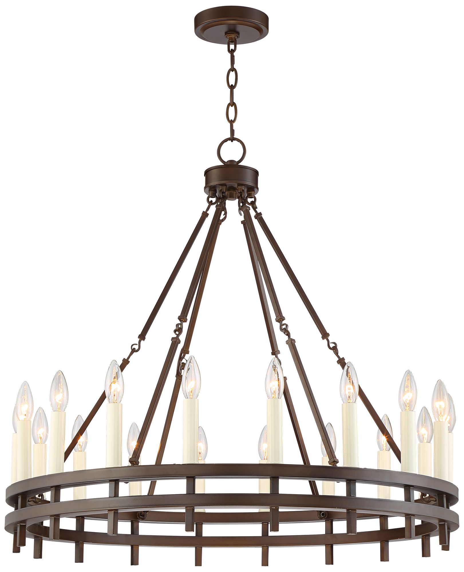 oil rubbed bronze modern chandelier