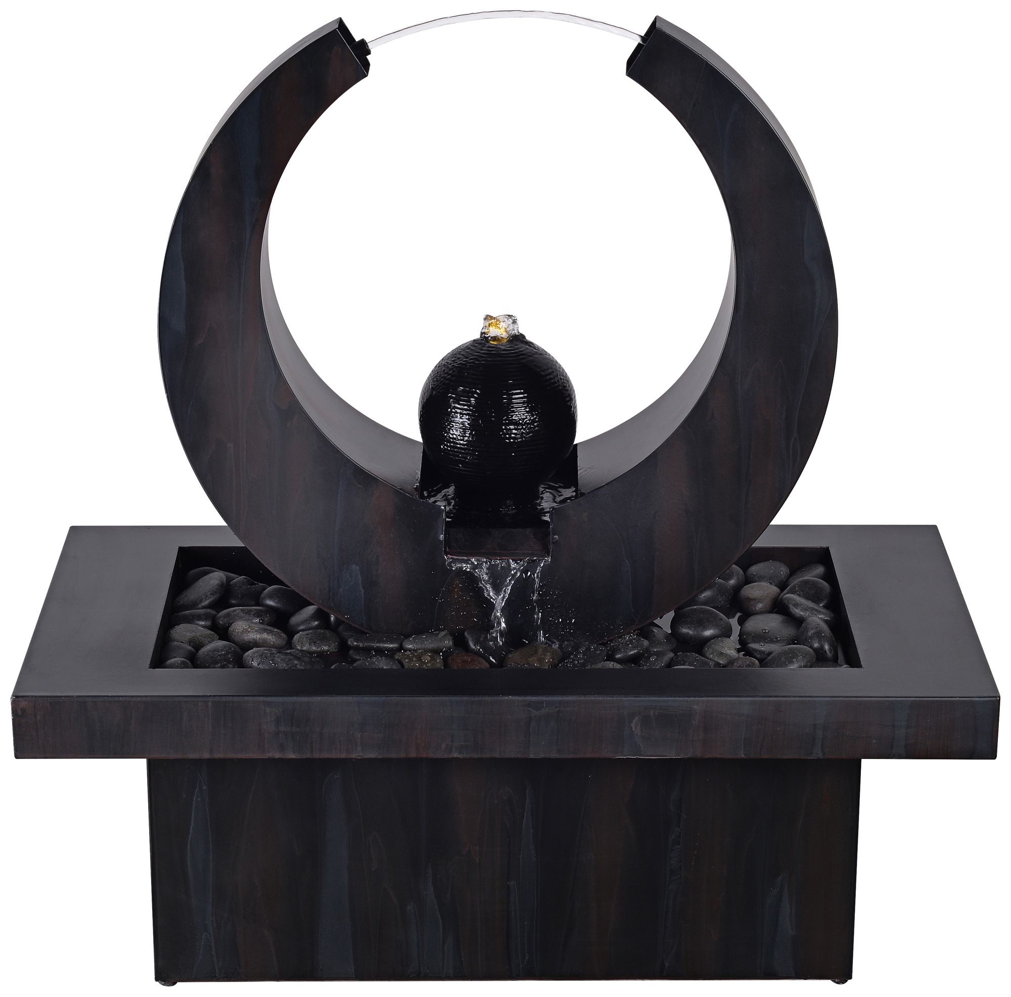 Circlet 27 1/2" High Spitter Bubbler Modern Fountain