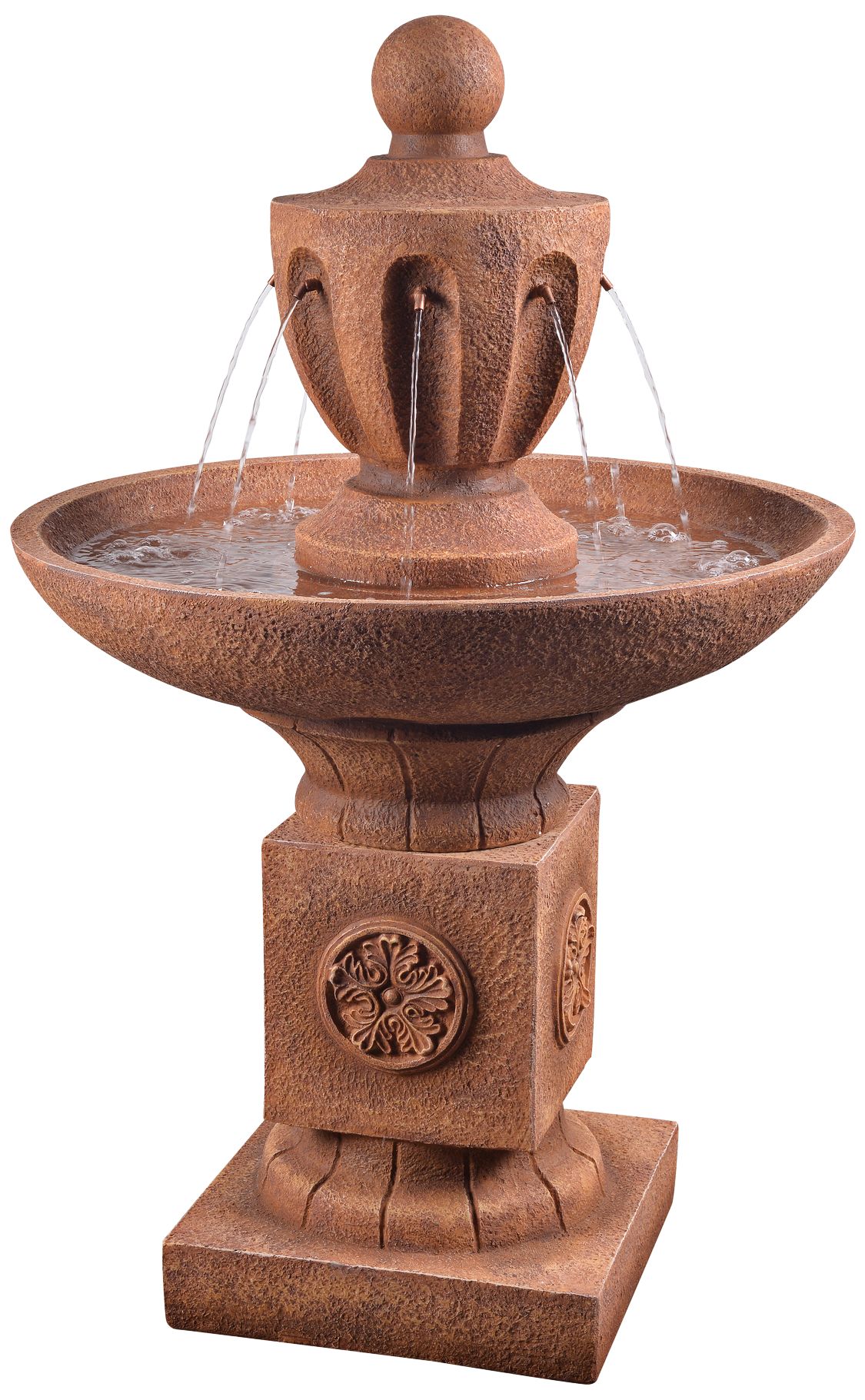 Classic Urn 43 1/2" High Terracotta Tiered Outdoor Fountain