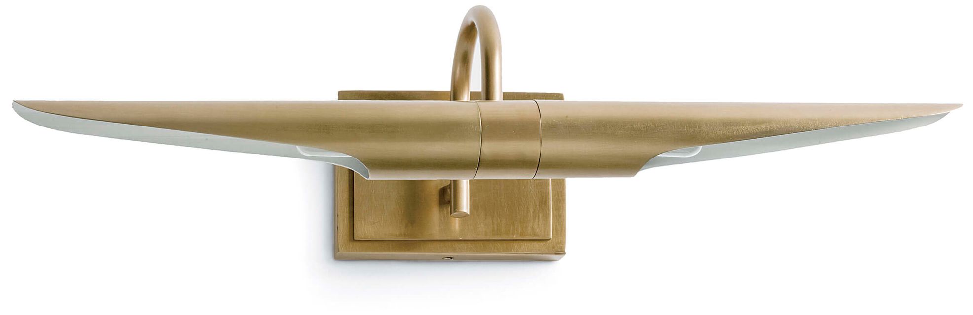 Redford 22" Wide Natural Brass 2-Light Picture Light