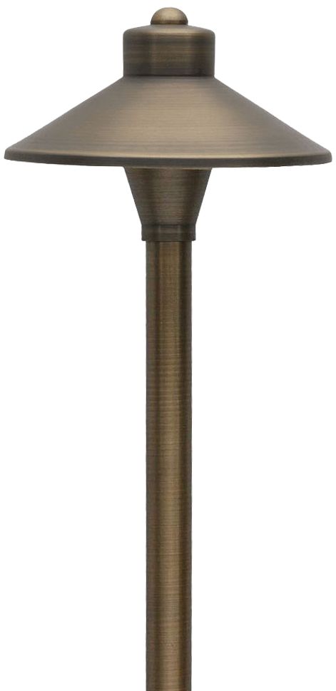 Berelson 18" High Natural Brass Metal Landscape Path Light