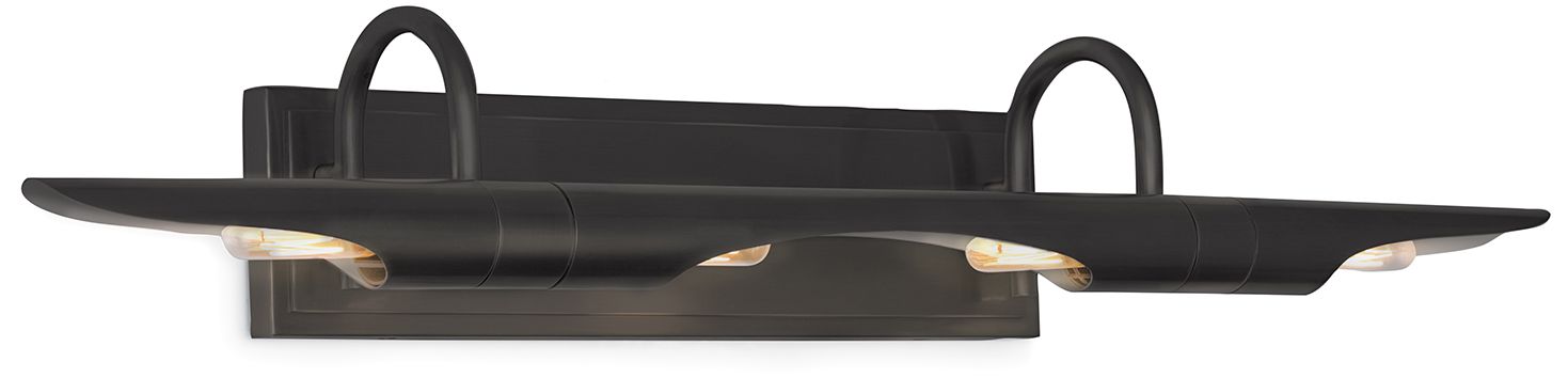 Redford 32" Wide Oil-Rubbed Bronze 4-Light LED Picture Light