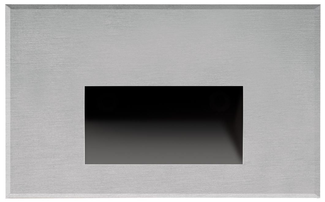 Sonic 5" Wide Brushed Nickel LED Outdoor Recessed Step Light