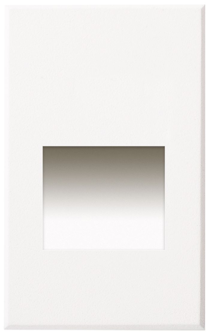 Sonic 3" Wide White LED Outdoor Recessed Step Light