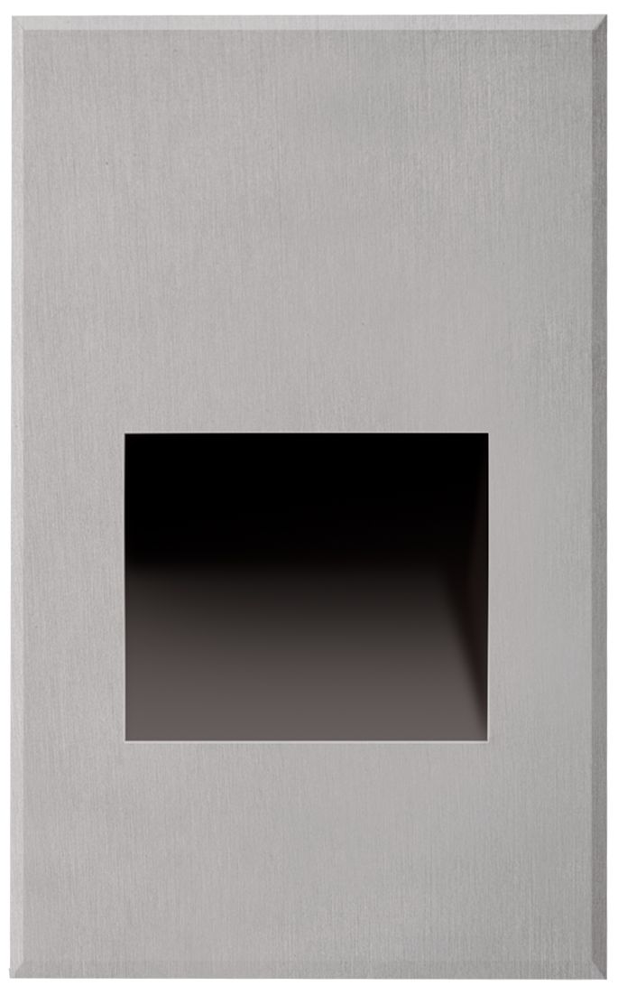 Sonic 3"W Stainless Steel LED Outdoor Recessed Step Light