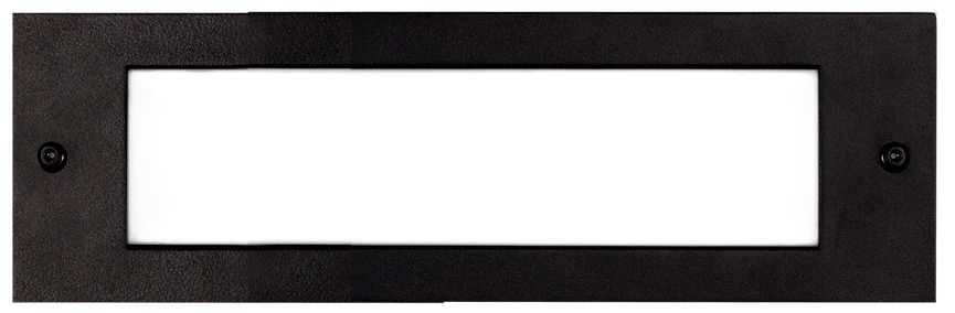 Bristol 9 3/4" Wide Black LED Outdoor Recessed Step Light