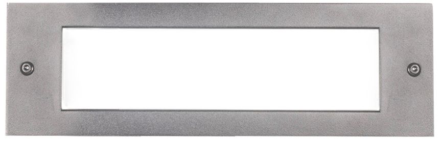 Bristol 9 3/4" Wide Gray LED Outdoor Recessed Step Light