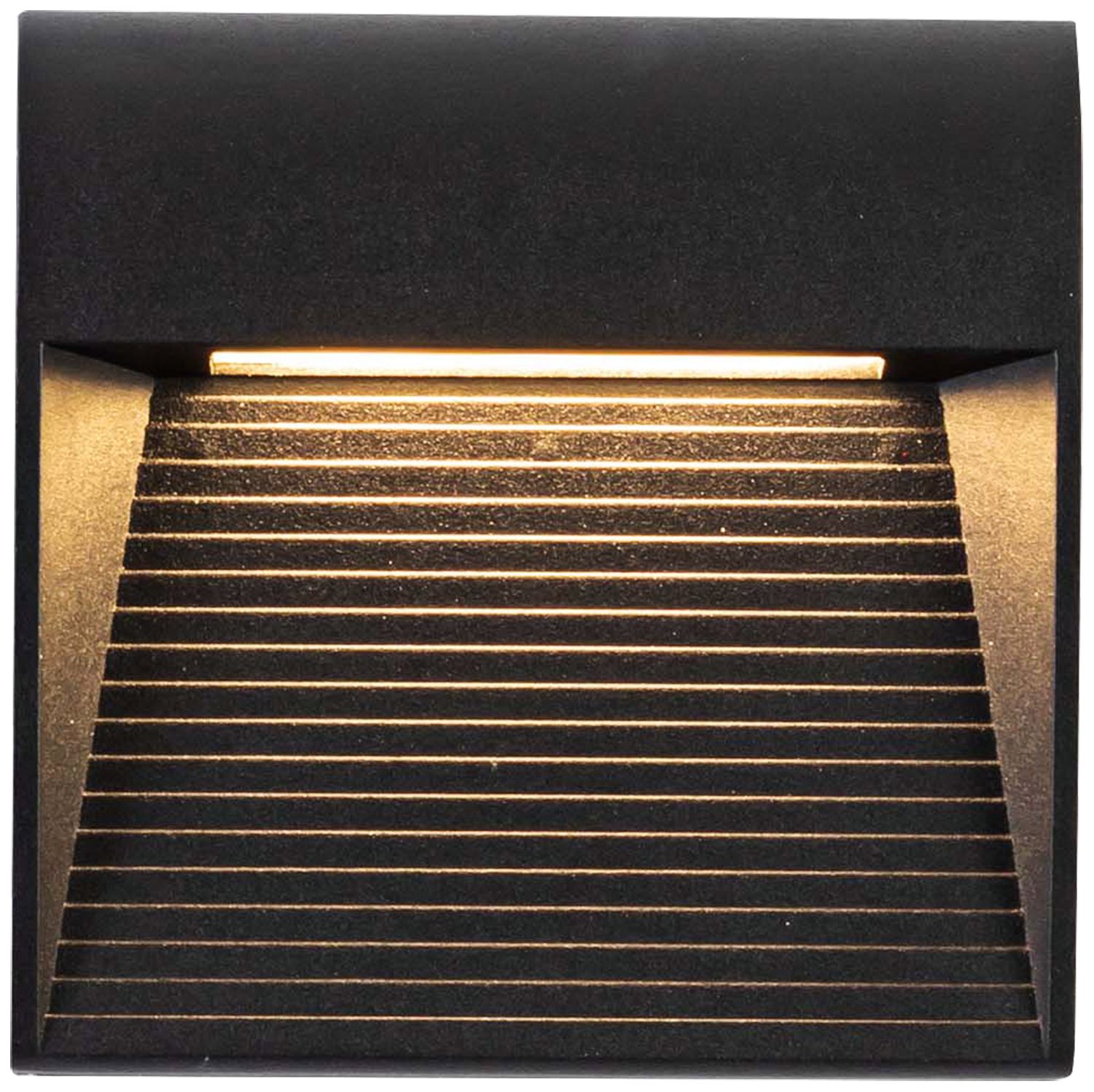 Casa 4 1/2" Square Black LED Outdoor Step Light