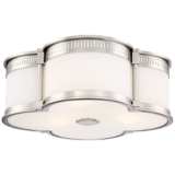 Flush Mount 16 1/4&quot; Wide Polished Nickel LED Ceiling Light