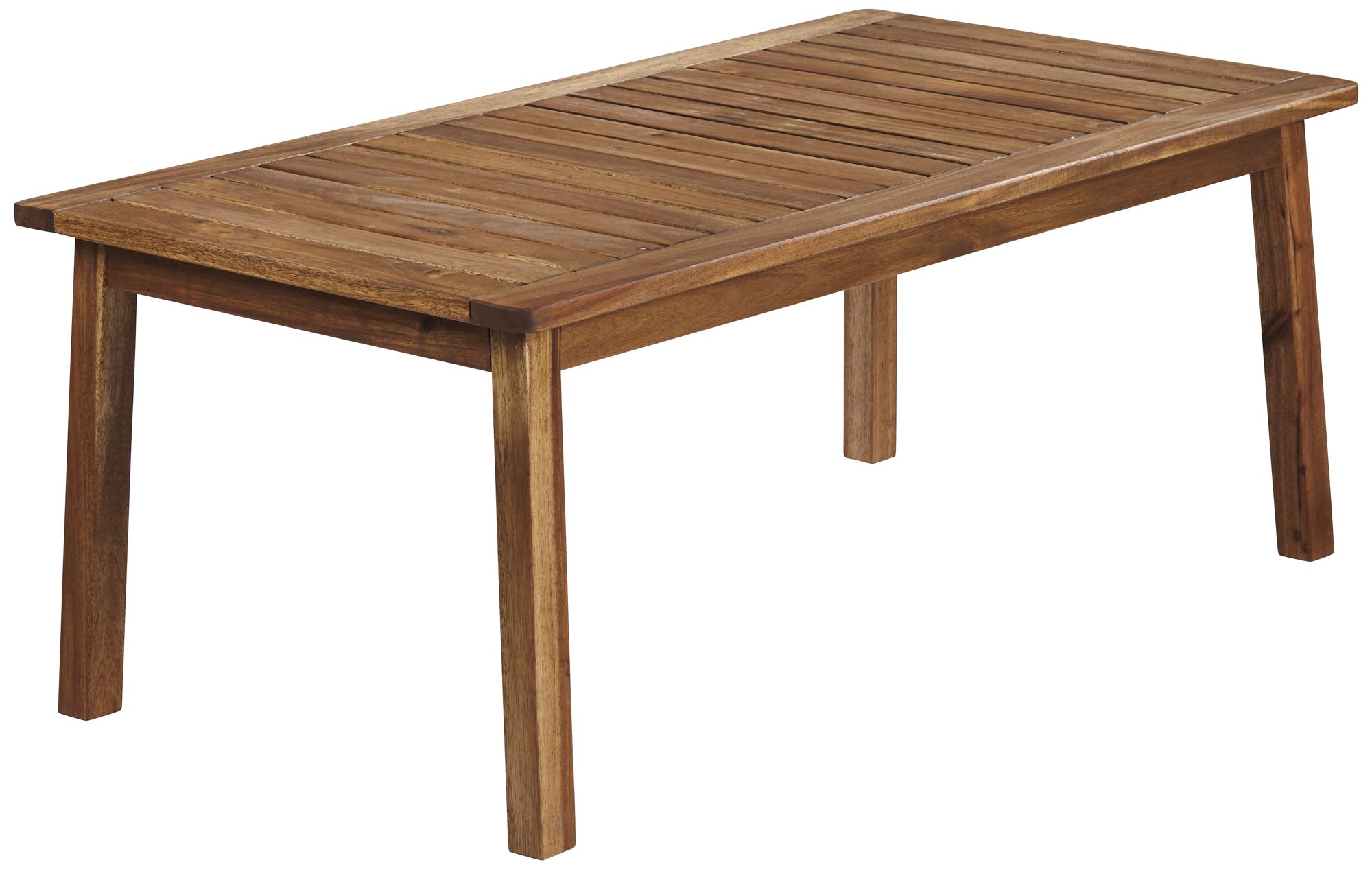 Perry Acacia 43 1/4" Wide Wood Outdoor Coffee Table