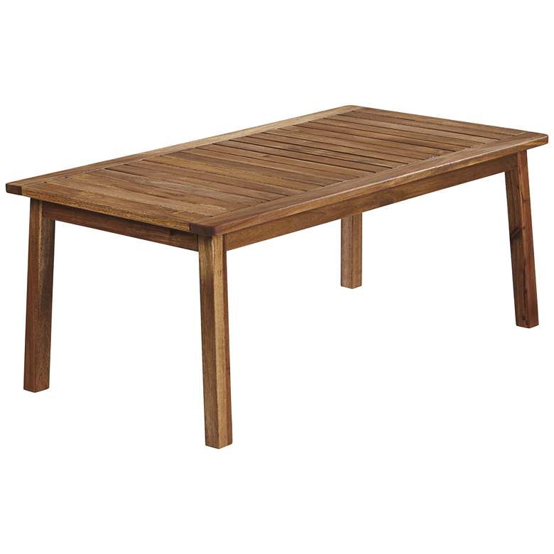 Perry 43 1/4&quot; Wide Wood Outdoor Coffee Table