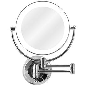 Wall Mounted Makeup Mirrors, 10x Magnifying Mirror With Lighted Wall Mount