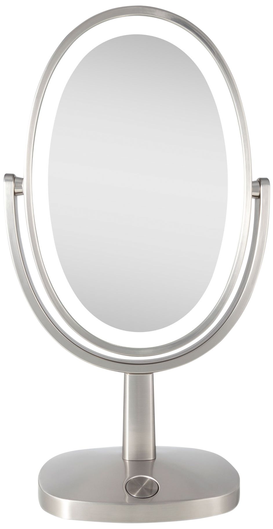 Huntington Nickel 3-Color Touch LED Vanity Makeup Mirror