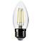 60W Equivalent Clear 5W 12 Volt LED Non-Dimmable E26 Torpedo