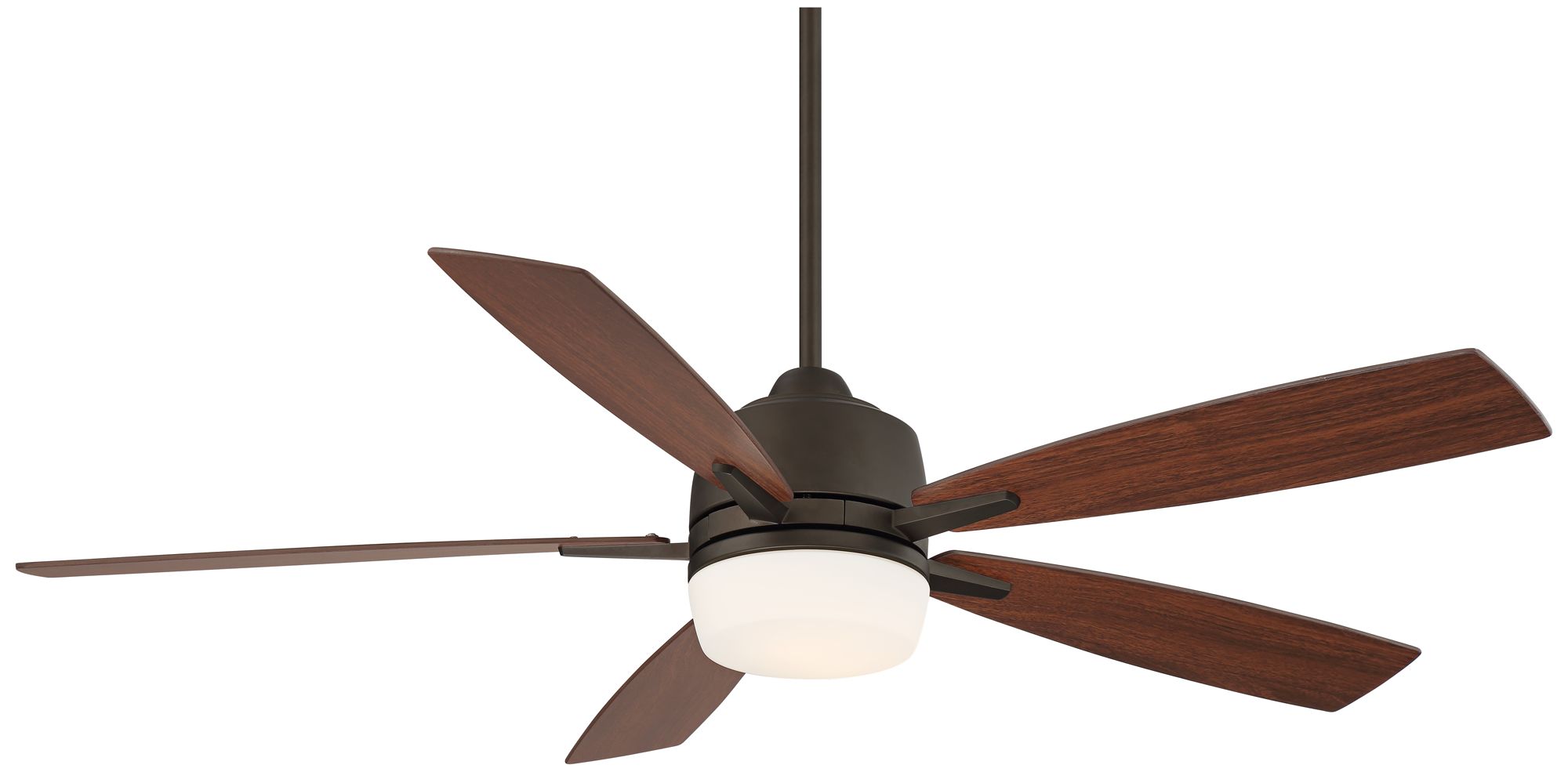 54" Casa Vieja Vanquish Bronze Walnut Oak LED Ceiling Fan - #78W06