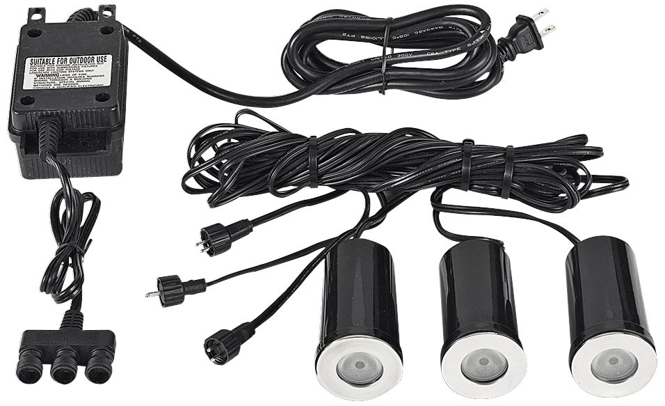 Eurofase Stainless Steel 4-Piece In-Ground Light Kit