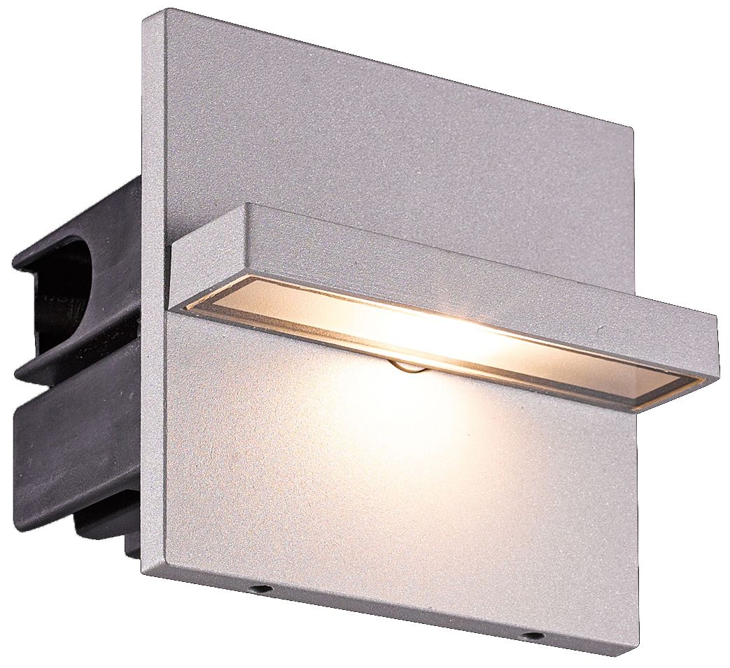Eurofase 4 1/4"W Marine Gray Swivel LED In-Wall Step Light