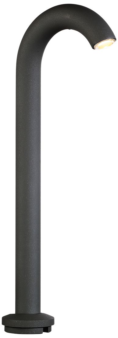 Eurofase 15 3/4"H Graphite Gray Curved LED Bollard Light