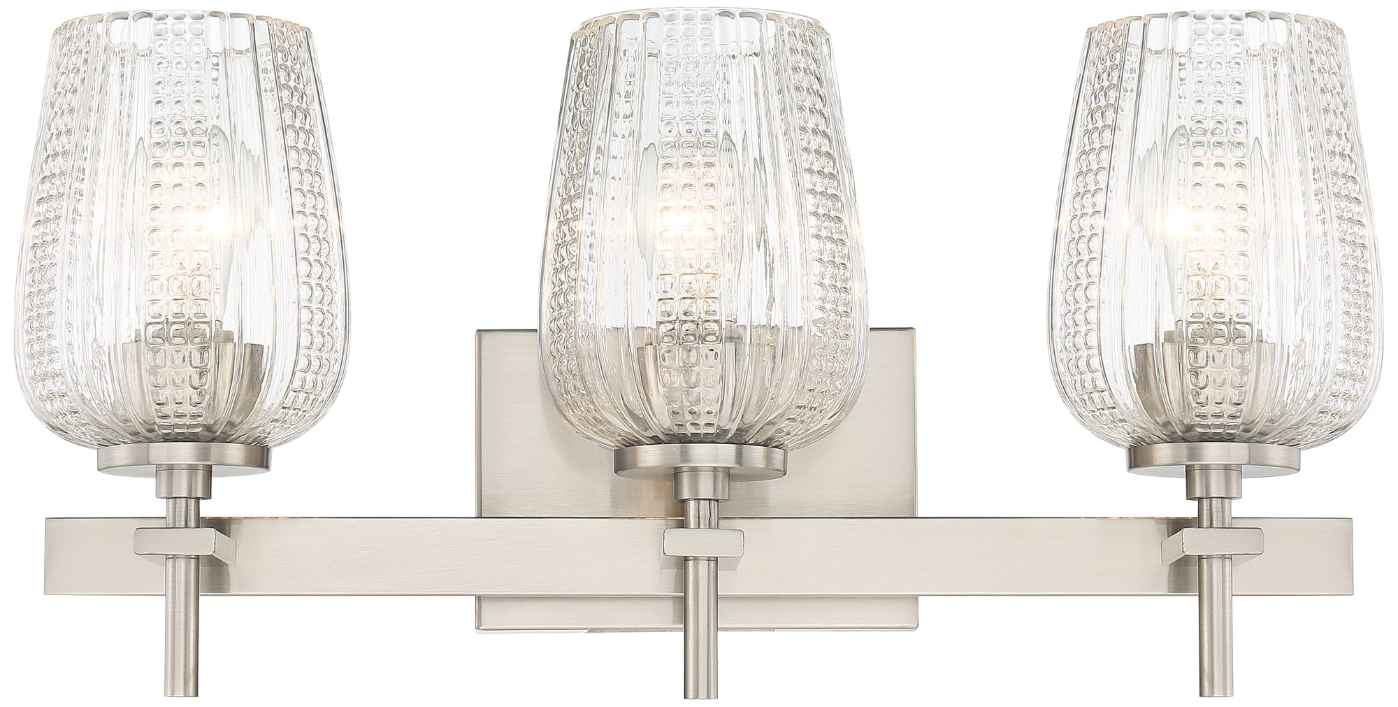 Possini Euro Jacob 20" Wide Ribbon Glass Bath Wall Light