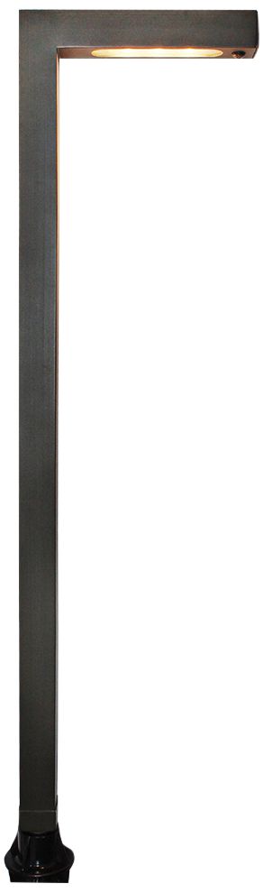 Eurofase 22" High Antique Bronze Square Tube LED Path Light