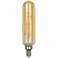 60W Equivalent T6 E12 Amber Glass 5.5W LED Filament Bulb