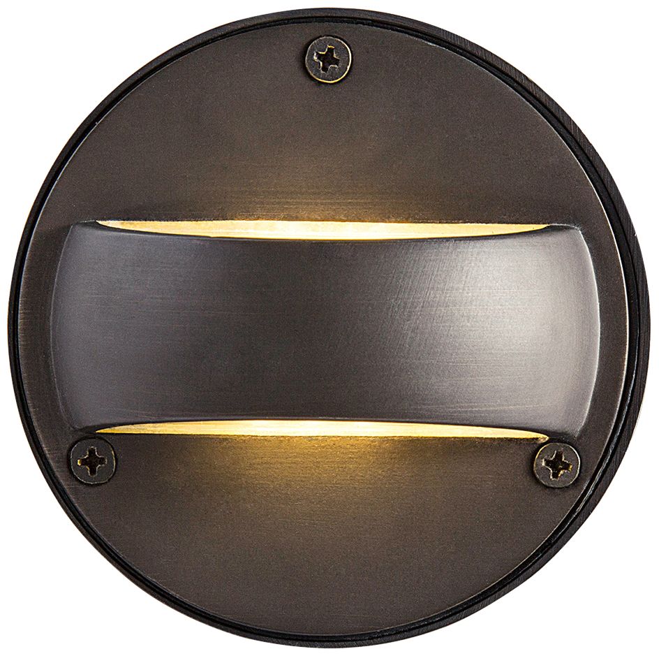 Eurofase 4" Wide Bronze Dual-Direction LED Deck Step Light