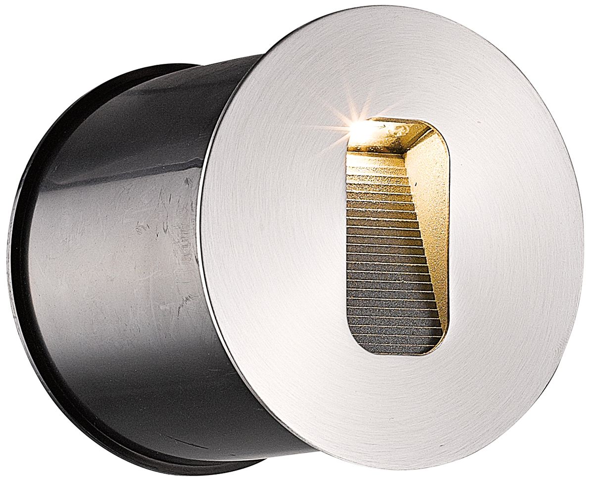 Eurofase 3 3/4" Wide Stainless Steel Round LED Step Light