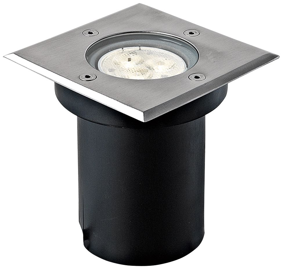 Eurofase 4 3/4" Square Steel LED Outdoor In-Ground Light