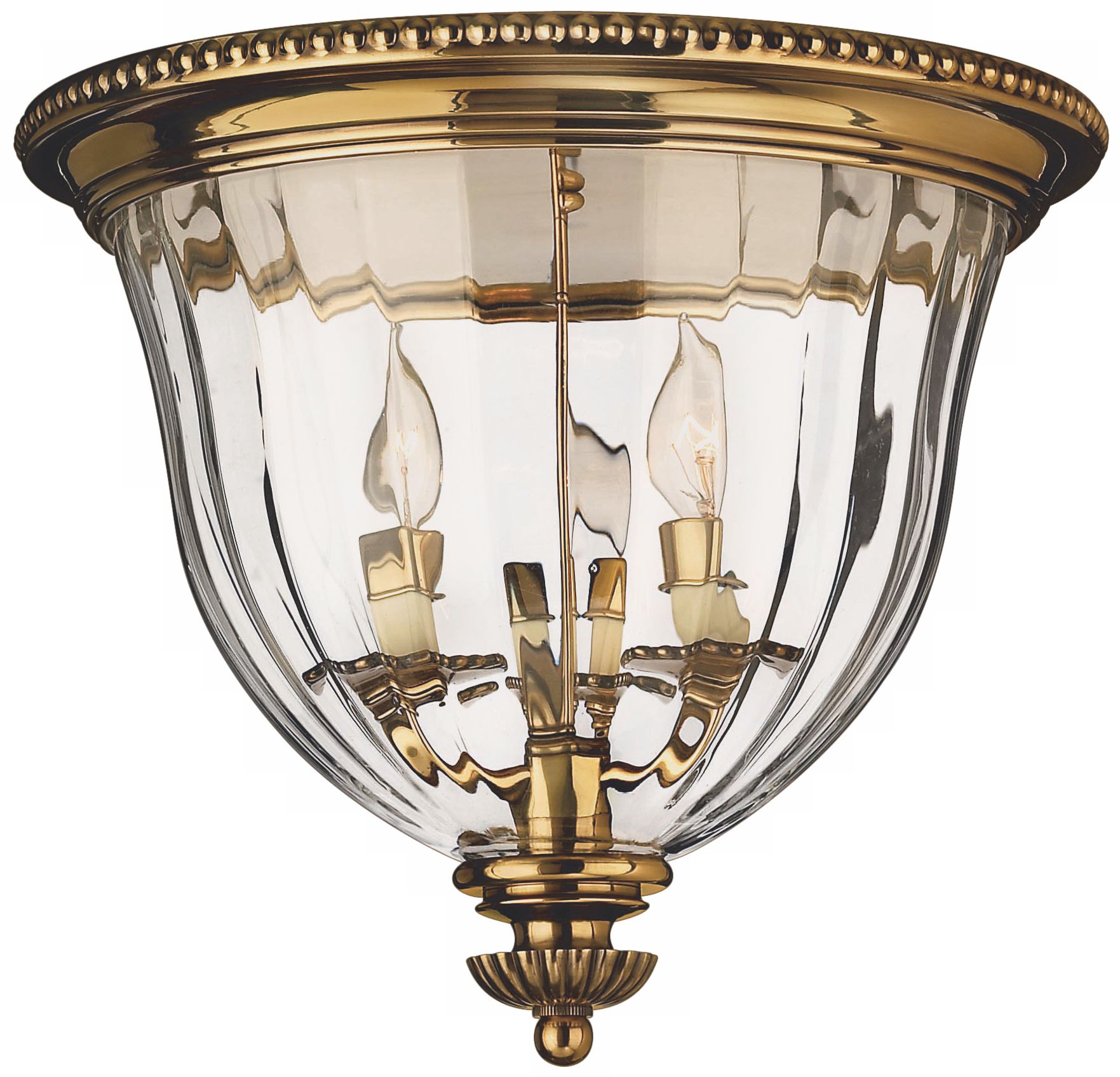 Hinkley Cambridge Brass 14 1/2" Wide Ceiling Light 79226 Lamps Plus