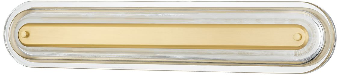 Hudson Valley Litton 5.75" Wide Aged Brass 1 Light Led Wall Sconce