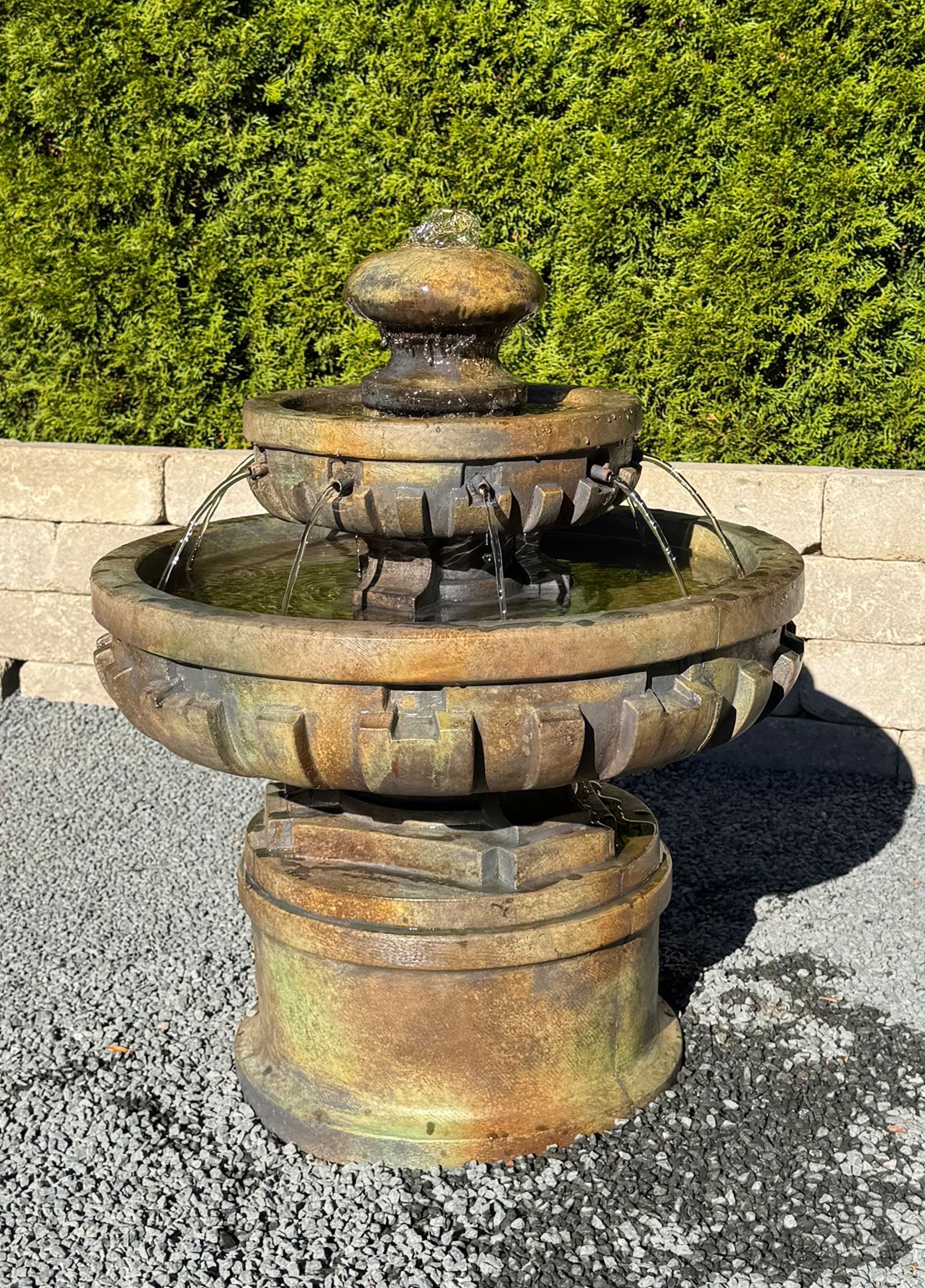 Regal Tier 26 1/2" High Traditional Garden Fountain