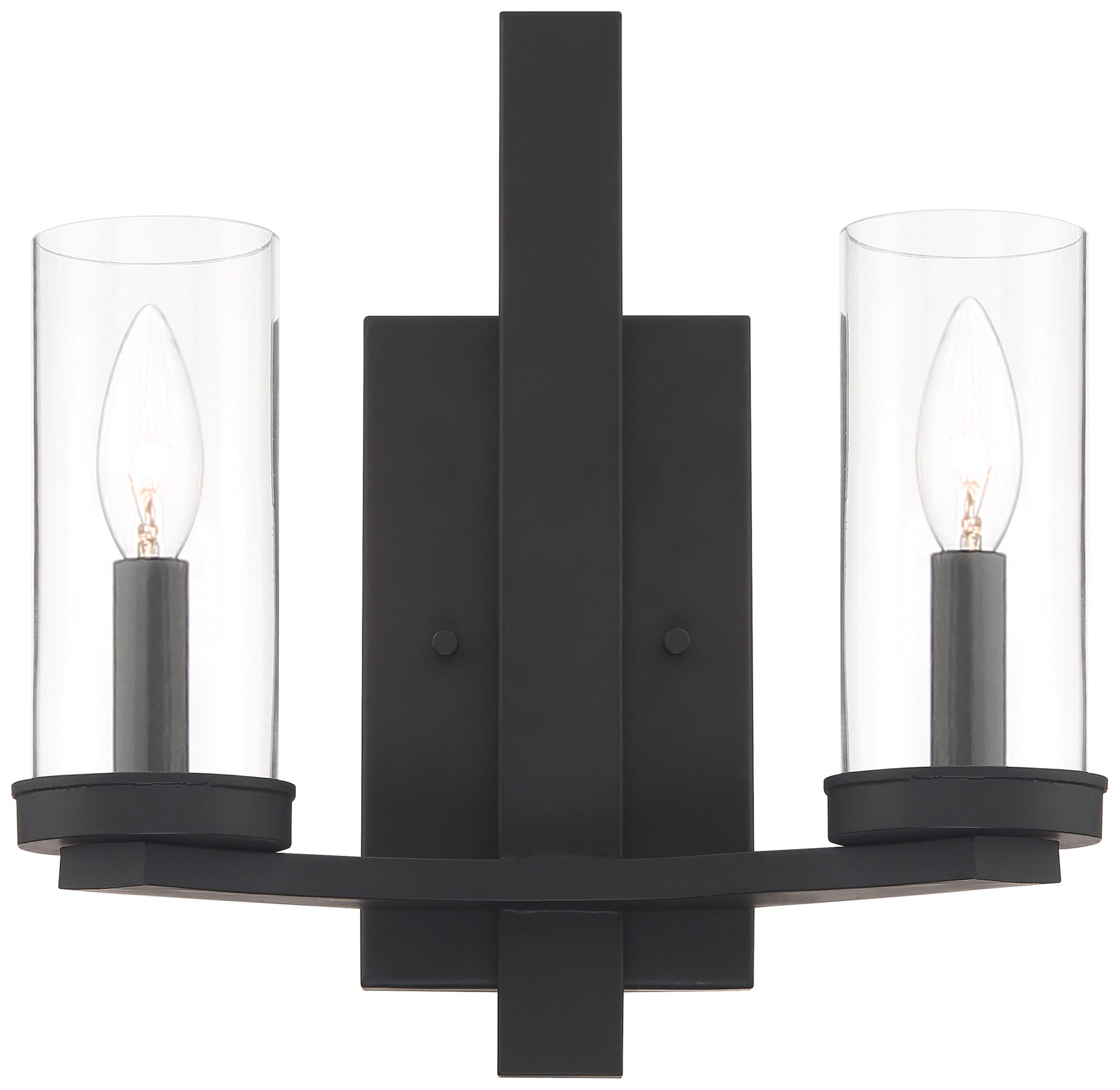 Eurofase Nerito 13" High Matte Black Wall Sconce
