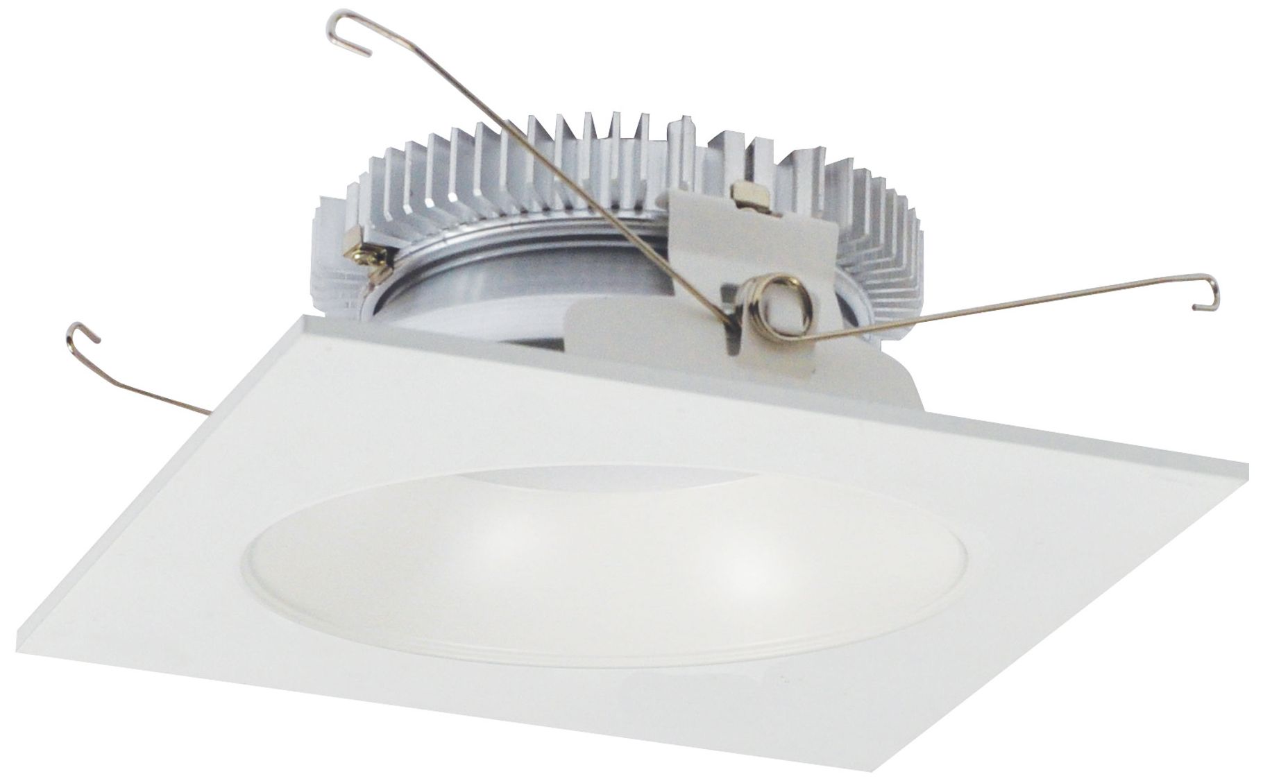 Nora Cobalt 6" White 2000lm LED Square-Round Reflector Trim