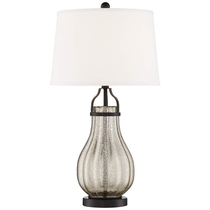Arian Oil Rubbed Bronze Fluted Mercury, Oil Rubbed Bronze Lamp