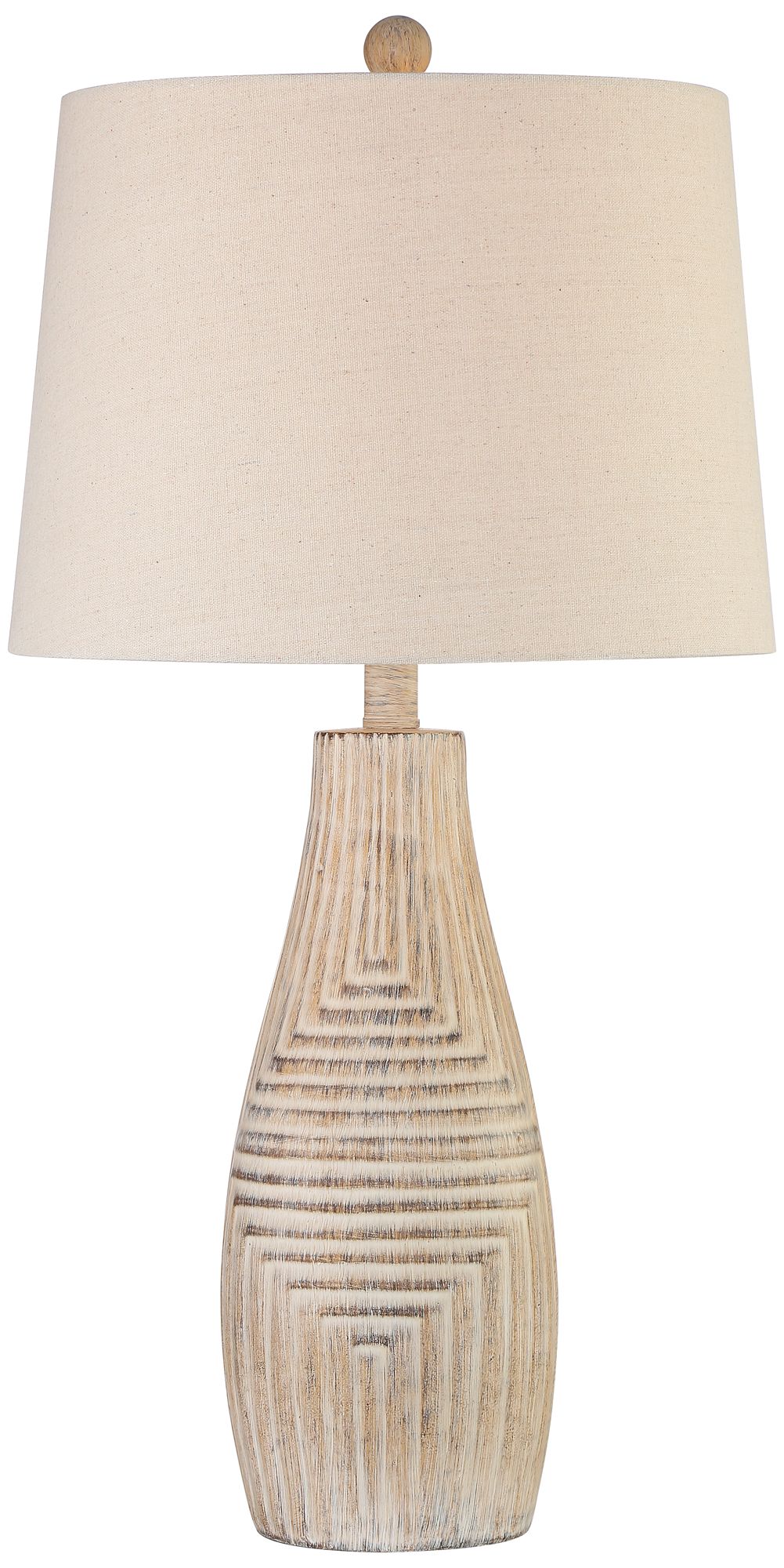 Chico Light Wood Southwest Rustic Table Lamp